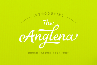 Anglena Font: The Swashy Script for Handmade Brands