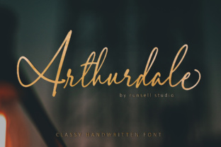 Arthurdale Font: Elevate Your Brand with Elegant Script