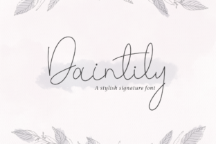 Daintily Font Review