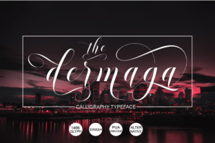 Dermaga: A Script Typeface for Modern Web Design
