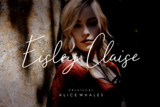 Eisley Claise: A Modern Script Font for Handmade Brands