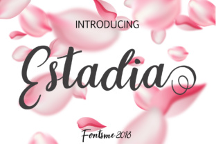 Elevate Your Brand with the Estadia Script Typeface