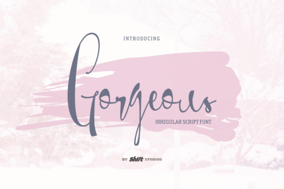Gorgeous: A Beautiful Script Font