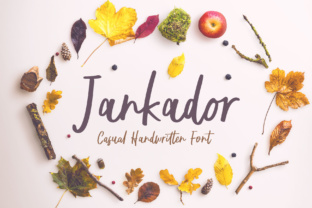Jankador Font: The Perfect Handwritten Typeface for Crafters