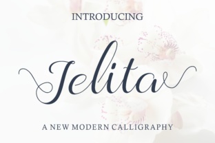 Jelita: A Dancing Script Font for Elegant Editorial Design