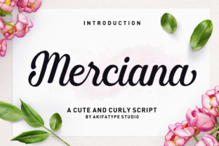 Merciana: A Refined Script Typeface for Editorial Design