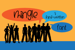 Mingle: A Casual Handwritten Font for Modern Editorial Design