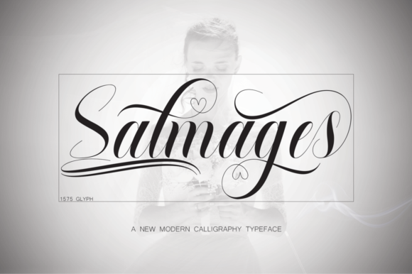 Salmages: A Romantic Script Font for Modern Web Design