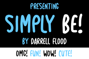 Simply Be: A Compact Typeface for Modern Branding