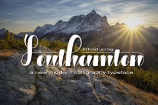 Southamton Font Review: A Modern Script for Elegant Branding