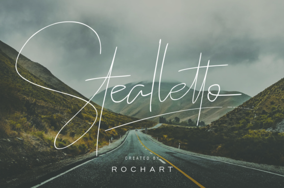 Stealletto: A Stylish Script Font for Crafters