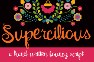 Supercilious: A Charming Script Font for Small Business Branding