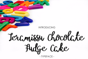 Tiramisu Chocolate Fudge Cake: The Bold Script Font for Marketers