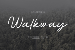 Walkway Font: A Handwritten Typeface for Modern Web Design